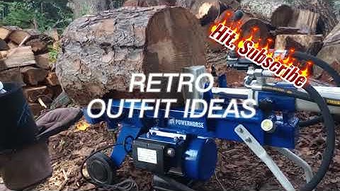 REVIEW on POWERHORSE 8 Ton Log Splitter! Hit 🔔 Subscribe! #youtube #logsplitter