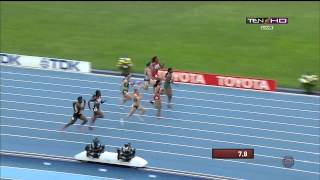 IAAF Moscow 2013 Womens 100m Semi Final 1