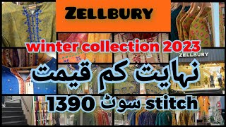 Zellbury winter collection 2023 Stitch suit new arrival [vlog#14]Safeena Bilal