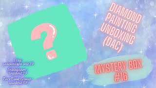 Ep529:Mystery Box #16 DAC Diamond Painting Unboxing- I Love It! 🥰 #craft #unboxing #premium #mystery