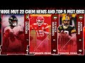 HUGE MUT 22 CHEM NEWS AND THE TOP 5 MUT QBS! | MADDEN 22 ULTIMATE TEAM