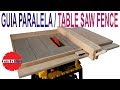 #DIY Guia Paralela Serra de Bancada  - Table saw fence