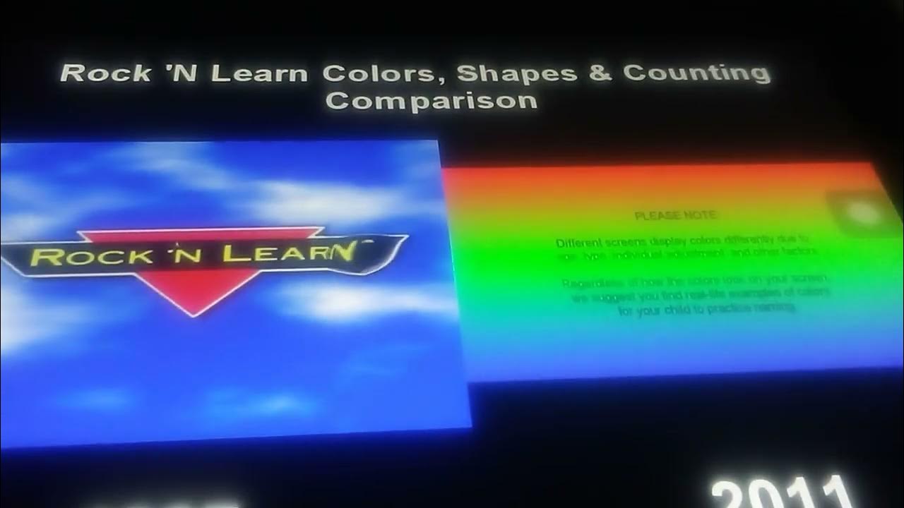 opening to Rock n learn colors shapes & counting comparison dvd YouTube