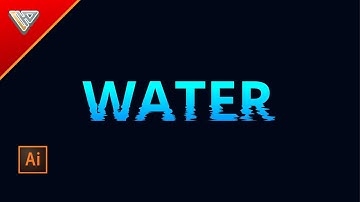How To make a Text Effect Water Waves | Illustrator Tutorials