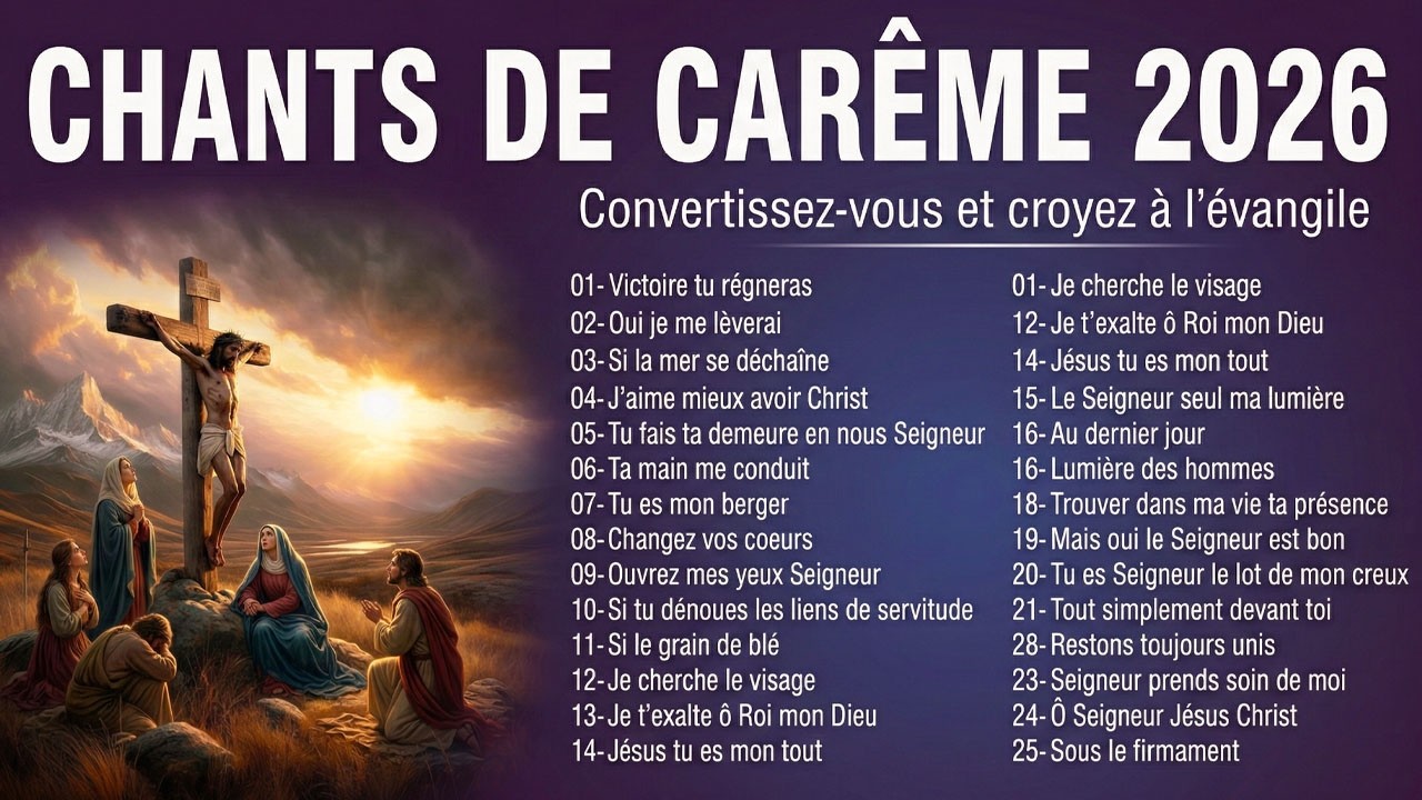 CHANTS DE CARÊME 2026