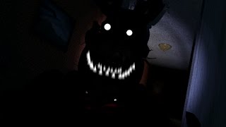 Nightmare purple freddy jumpscare?! (FNAF 4) 