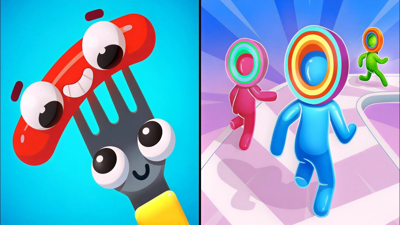 Fork N Sausage vs Layer Man - Max Levels Unlocked Speedrun Gameplay