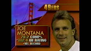 Football 49ers vs. Vikings, 1990 Div playoffs, from VHS master with commercials