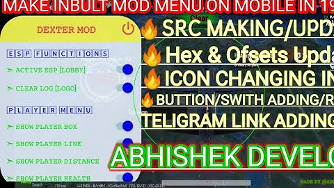 ANY INBULT MOD MENU MAKING FULL PAID COURSE IN FREE || MAKE MOD MENU IN ANDORIDE || @DORAEMON TECH