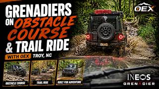 INEOS Grenadiers on Obstacle Course and Trail Ride with OEX in Troy, NC.