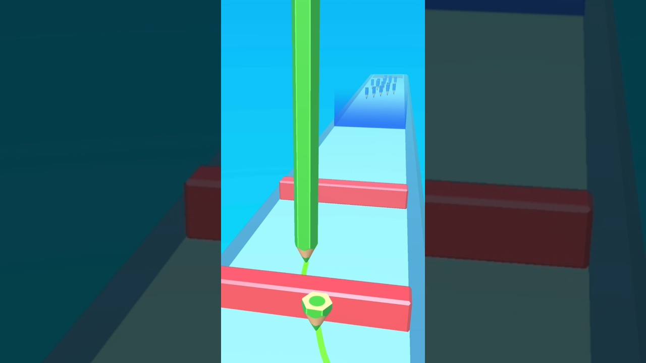 COLOR PENCIL RUN GAME 😱😱🔥 Android iOS Games 