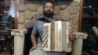 6963 - Champagne Crucianelli Piermaria Nazzareno Chromatic Button Accordion C LMM 87 120 $2499
