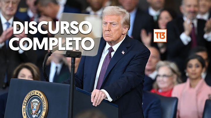 Discurso completo de Donald Trump como presidente número 47 de Estados Unidos
