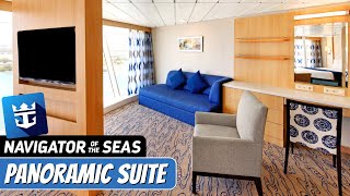 Navigator Of The Seas Ocean View Panoramic Suite Walkthrough Tour Review 4K Royal Caribbean