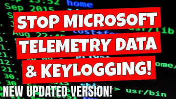 STOP Microsoft Windows 10 11 Outbound Telemetry DATA & Key Logging