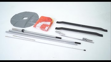 Premium Feather Flag Pole & Base Set Up Instruction Video
