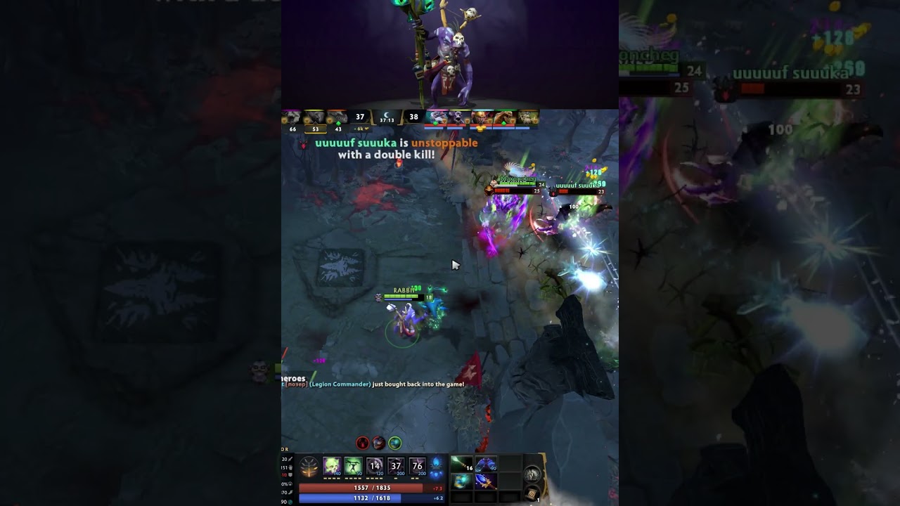 🔴DOTA 2 MVP HARD SUPPORT Witch Doctor Aghs Scepter  triple kill Comeback 