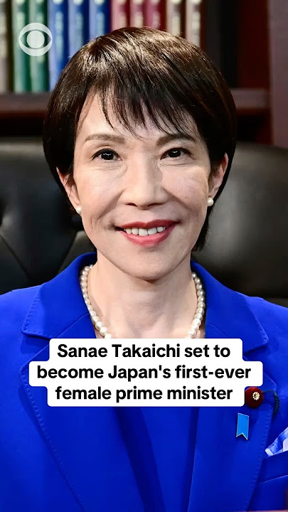 Sanae Takaichi set to become Japan's first-ever female prime minister #shorts