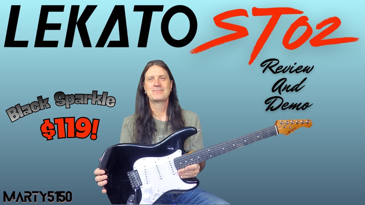 $119 Black Sparkle "Strat" From Lekato - How Good Can This Be??