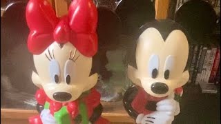 Mickey Mouse Blow Molds Lowes Christmas Minnie Disney