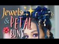Loc Jewels &amp; Petal Buns