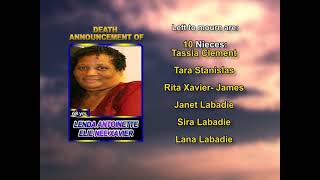 Lenda Antoinette Elie nee Xavier long