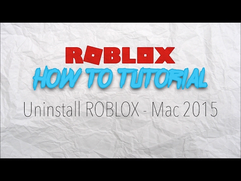 how to delete roblox from macbook