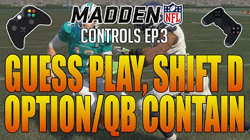 Madden 16 Defense - Learn The Controls and Buttons Ep. 3 - Pass/Run Commit, How to Stop Read Option