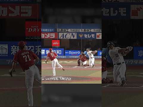 【レッツゴー習志野】鋭く振り抜いた打球は勝ち越し満塁ホームラン！#chibalotte #愛斗 #習志野高校吹奏楽部