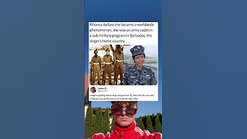 Rihanna Before She Became A Worldwide Phenomenon Was An Army Cadet In A Sub Military Program 