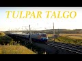 Tulpar Talgo Train in the preries of Kazakhstan