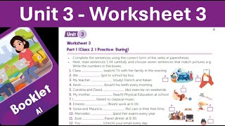 Booklet A1 8th Grade Unit 3 Worksheet 3 page 15