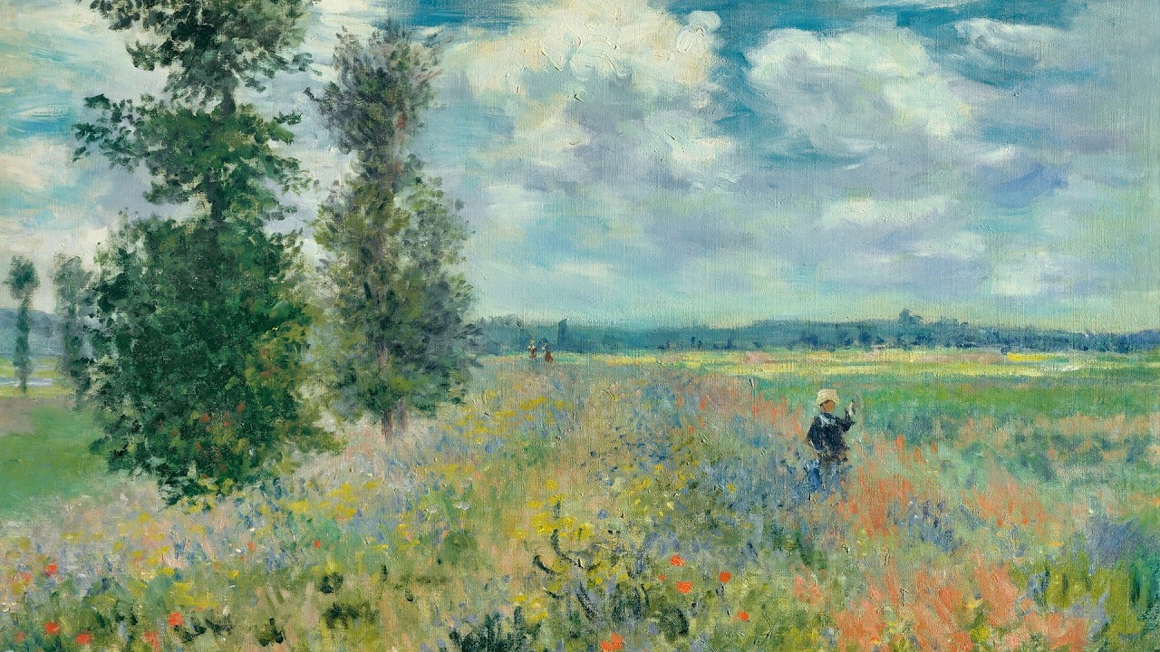 Claude Monet Art - Poppy Fields near Argenteuil