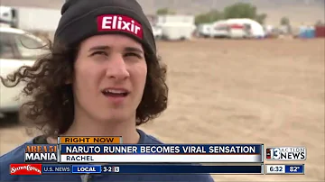 Area 51 Mania: Naruto runner becomes viral sensation