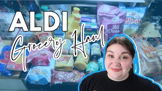 MAKING CHANGES TO MY WEEKLY BUDGET | 1-Week Grocery Haul \& Meal Plan | ALDI HAUL APRIL 2024