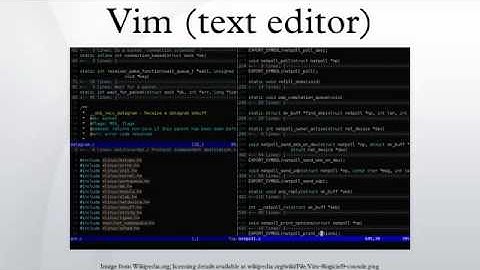Vim (text editor)