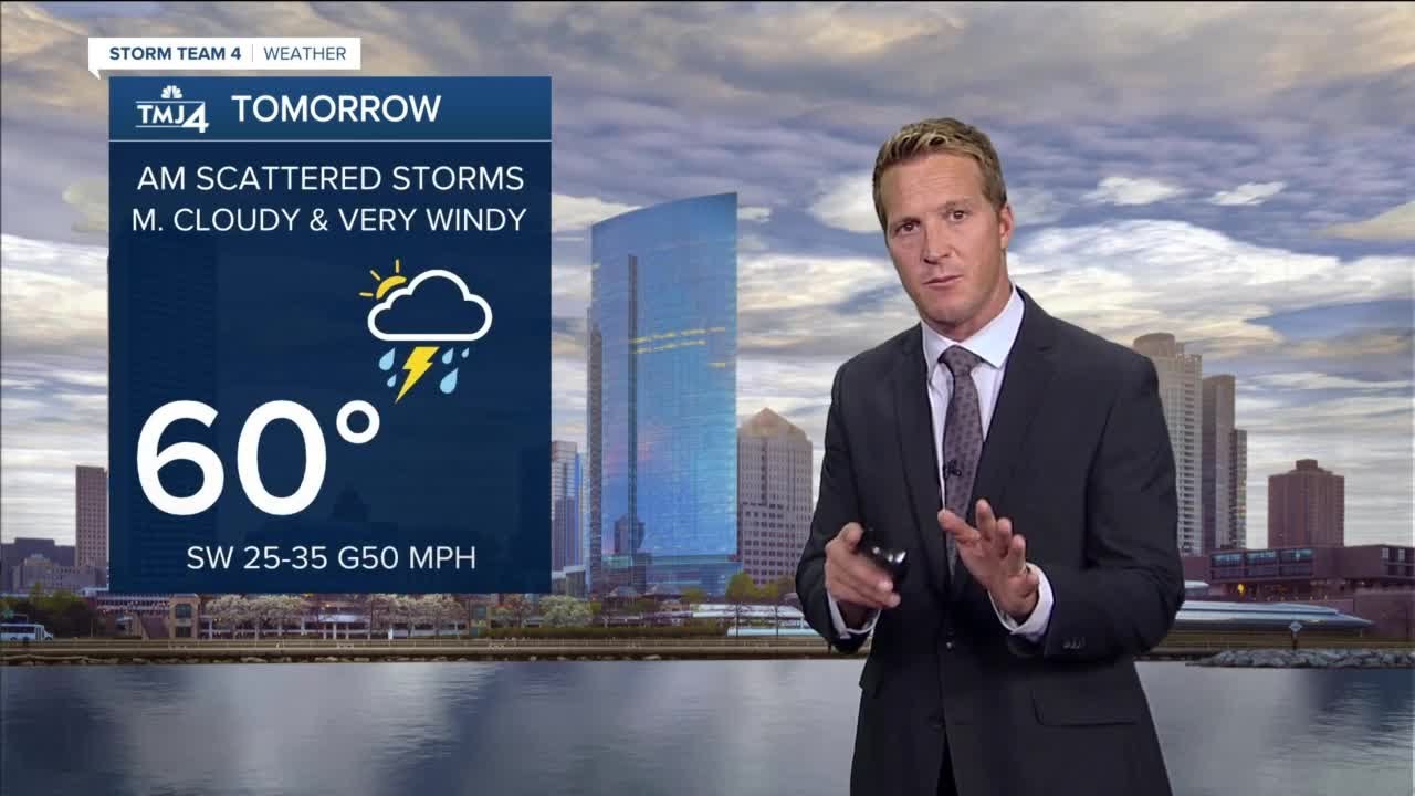 Final round of showers, storms work through the area Saturday - YouTube