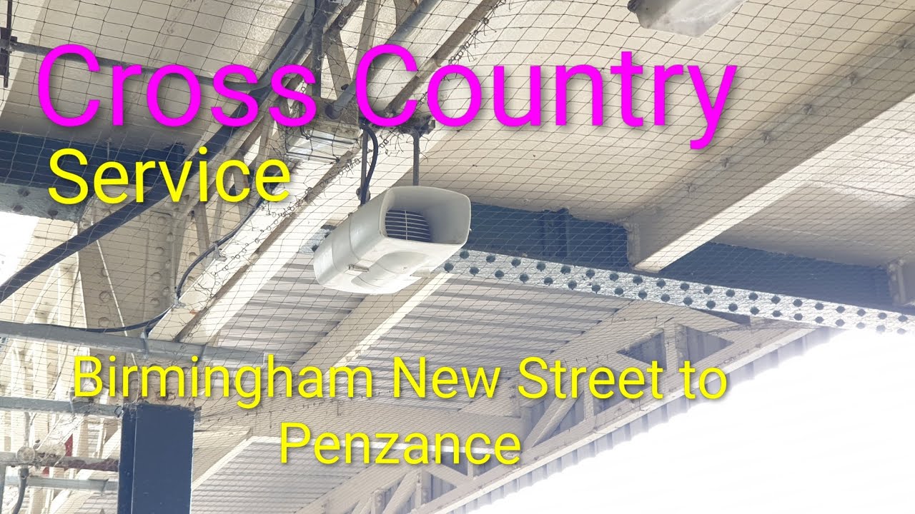 Cross Country Service - Birmingham New Street to Penzance (Class 221)