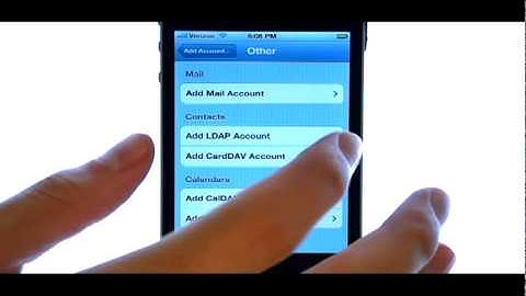 How Do I Add Additional Email Accounts To My Apple iPhone 4S?