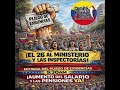 habla pueblo vamos el 26 a las inspectorías de trabajo que nos den respuestas , trabajadores unidos