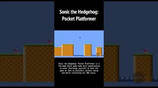 SONIC THE HEDGEHOG: POCKET PLATFORMER