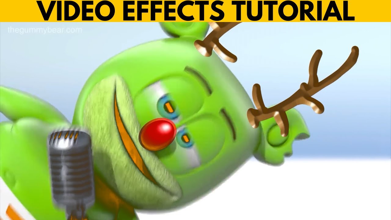 (VIDEO TUTORIAL) RUDOLPH THE RED NOSE REINDEER GUMMY BEAR Gummibär Song
