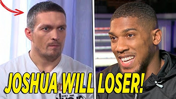 Anthony Joshua WILL LOSE to Usyk BY KNOCKOUT! Tyson Fury GAVE A FORECAST for the FIGHT!