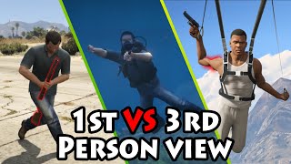 VIEWER REQUESTS - 1st person VS 3rd person (GTA V)