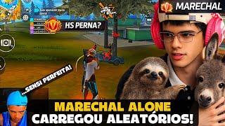 MARECHAL CARREGOU OS ALEATORIOS NA RANK E LIMPOU O MAPA! FREE FIRE - MARECHAL HIGHLIGHTS
