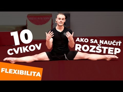 Ako sa naučiť rozštep - 10 cvikov  ( Middle split tutorial ) | Michal Barbier | Flexibilita tela