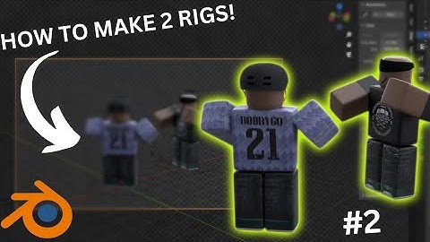 HOW to create 2 RIGS in 1 GFX! || Roblox Blender 3.6