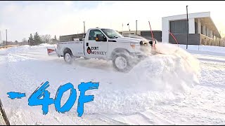 A ground blizzard SLAMS us with high winds and deep drifts.