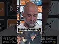PEP’S jokingly explanation to why he went to Stockport 🧐😅