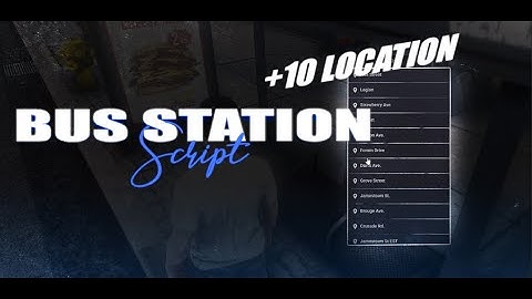 [GTA5] Bus station script | 5$